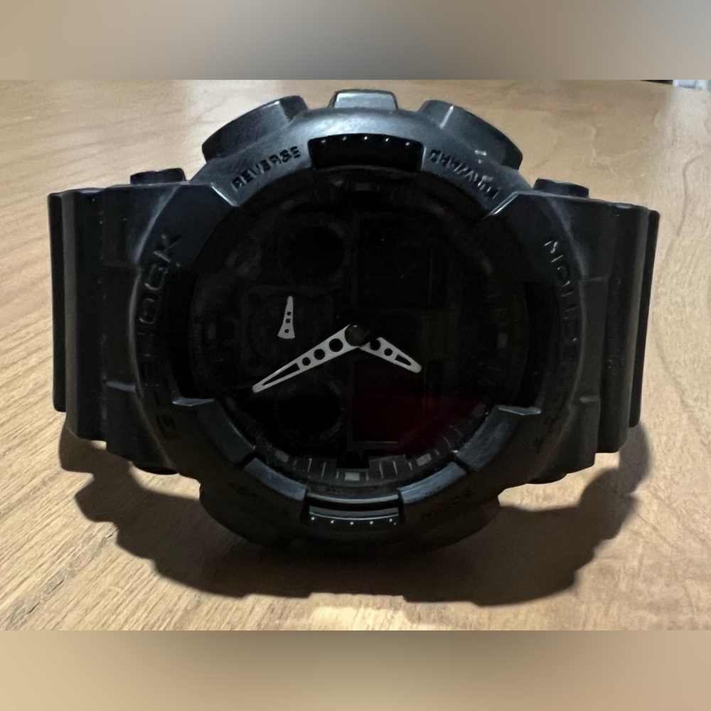 G Shock GA100-1A1 Watch - Casual Sporty Design, Water Resistant
